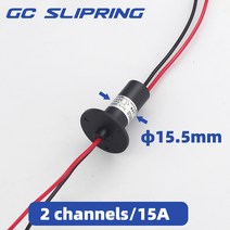 [무료배송]GCSLIPRINGslip 링 전기 슬립 브러시 수집기 카본 2-와이어 5A 전류 직경 5.5mm, 01 2-wire 5A  OD5.5mm