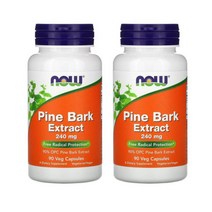 2개 나우푸드 소나무 껍질 추출물 240 mg 베지 캡슐 90 정 6개월분 Pine Bark Extract