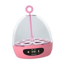 GHSHOP 계란 부화를 위한 자동 계란 메추라기 비둘기를 위한 USB 계란 부화기 부화, 18.5cmx18.5cmx19cm, PP, USB 매뉴얼 핑크