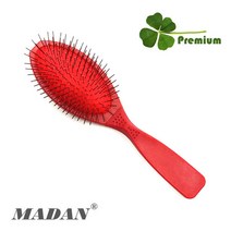 마단 고급형 핀브러쉬 S M 엉킴제거빗, 1개, 빨강(MPB-M03A)