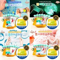 동문서답 / 1+1 KC인증 타카 슬라임 지글리/클리어/샤베트/야광, 샤베트+지글리