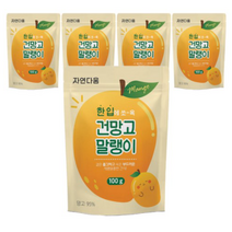 자연다움 한입 건망고 슬라이스, 40개, 100g