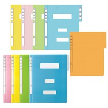 [성실한오피스] 칼라 정부화일 황화일 문서 정리 철 (10개입), 1개, 750 책철_대형