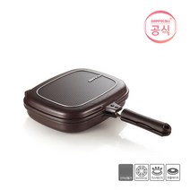 해피콜 빗살점보그릴팬 티타늄코팅 30x25.6x7.7, 1개