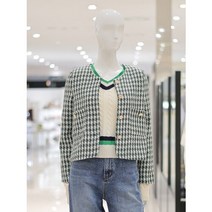 ab.f.z [ab.f.z] 하운드투스체크크롭자켓 (KSX1HJ08B)