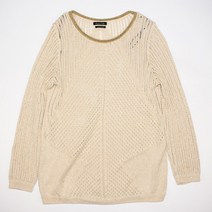 2220.마시모두띠 메탈사 긴팔 니트티셔츠/정품/여성 S