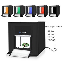 포토부스 촬영용턴테이블 포토박스 뒷배경 유튜브장비 탁상 촬영 40cm 접이식 휴대용 30w 5500k 백색광 사진 조명 스튜디오 텐트 상자 키트 6 색 배경막, 없음, 한개옵션0