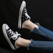 직장인 캐주얼화 뮬운동화 패브릭 스니커즈 예쁜 신발 운동화블로퍼-72394EA 와이조이굿샵