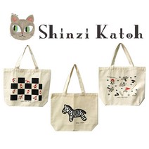 [Shinzi Katoh]신지카토 정품 에코백 신지가토 숄더백 캔버스백 천가방 기저귀가방 가벼운가방 캔버스기저귀가방