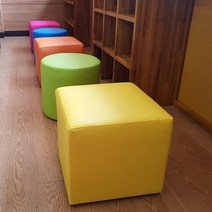 당구장 / 보드게임장 보조의자 사각 스툴(350mm), DS 502(블루)