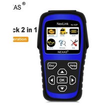 Nexas NL102P 디젤 대형 트럭 자동 OBD 2 진단 도구 OBD2 스캐너 자동차 DPF 재생 오일 재설정, 파란