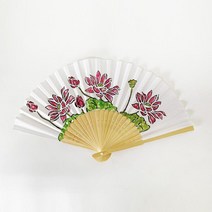 도안 색칠 미술학원 합죽선 접이식부채 어린이 체험 제작 공연, 1개, 스텐실 T11