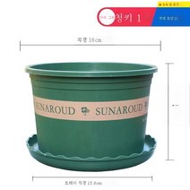 ZZJJC 화분 대전다육플라스틱 특대호 월계다육분재 화분수지갤런 화분, 왜소1호[구경16cm]3개입, 화분 받침대 없음(비료 보내기)