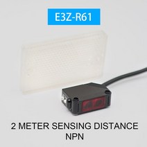 포토 센서 광화이버 스위치 Cloweit 10cm 2m 5m 감지 확산 반사 빔 광전 근접 E3Z D61 D81 D62 D82 T61 T81, 02 A Quality .Bracket, 05 E3Z-R61 NPN