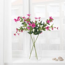이케아 스뮈카 조화 할미꽃 핑크 60cm