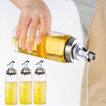 일상쏙 오일병 참기름병 소스병 내열유리, 3개입, 300ml