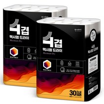한예지 맥시멈드라이 4겹 천연펄프 화장지 27m 30롤 2팩, 단품