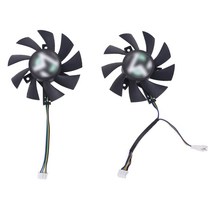 Maxsun RX 570 그래픽 카드와 호환되는 냉각 팬 75mm Rx570 GT710 730 GPU Cooler