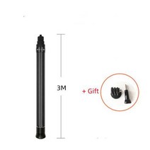 인스타 360 X3 액션 4 고프로 11 카메라 셀카봉 액세서리 탄소 섬유 투명 긴 3m, [01] 블랙 컬러