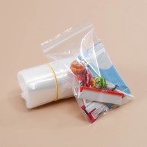 뛰어난 내구성 부드럽고 튼튼한 PE 지퍼백 200p세트 - 생활물품 보관 소분 봉투 물건 정리 위생보관, 10x15cm