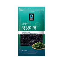 청정원 엄마손맛 맞벌이 우리가족 남해안산 청정 미역 150g(60인분) 국민국 아기국 산모 자취 집밥 간편식 오이냉국 무침 생일 산모 출산 미소장국, 3개