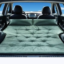 QKRC 자충식 차박매트 차캠핑 차량 평탄화 자동차 매트, A상품(벨벳-그린)