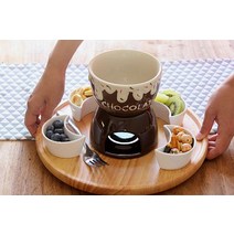 멜팅팟 중탕기 퐁듀세트 fondue 초콜릿 치즈퐁듀 워머 디핑 치즈 멜팅 딸기퐁듀 초코렛, 단일사이즈, D2022