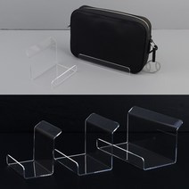 아크릴 가방 핸드백 진열 받침대 지갑 클러치 백화점 아울렛 매장 디스플레이, 대