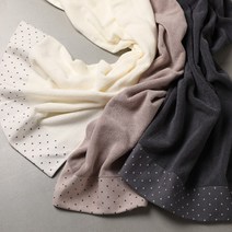 모던리빙 도트바스 코마사 30수 바스타올 2장 대형 목욕 수건, 진회색