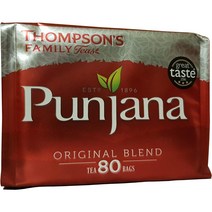 Punjana Thompsons Tea Bags 80 per Pack null, 1