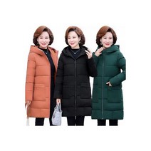 엄마옷 집업 경량외투 조끼 50대60대 중년용우먼 웰론, 여성롱패딩 빅사이즈 후드 웰론 점퍼 겨울 중년 엄마옷
