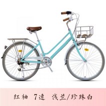 24 치 남녀 학생 성인 통근 복고 자전거 다혼스피드D9 제트스트림 사바파이크 자이언트 mtb 팻바이크, 24인치, D7속