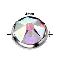 1pc 티타늄 더멀 앵커 탑 스레딩 스킨 다이버 귀걸이 써지컬 피어싱