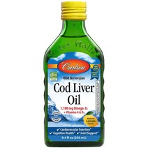 Carlson 오메가3 코드리버오일 대구간유 피쉬오일 250ml