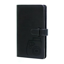 후지 필름 인스탁스 미니 11 8 9 7s 50 90 용 새로운 3 인치 96 포켓 사진 앨범 보관 책 필름 용지 크기, 05 Charcoal Gray