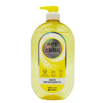댕Ol몰 LG 자연퐁 스팀워시 주방세제 레몬향 대용량 750ml, 1개