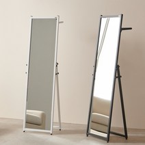 다올 전신거울행거, 화이트, 화이트