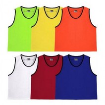 성인 풋살 축구 팀조끼 팀복 라지(울티밋 스토어), 옐로우