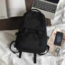 오너클랜 데일리 남성 학생 블랙 백팩 스트릿 패션 캐주얼 코디