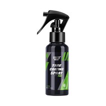 타이어코팅제 300100ml 광택 코팅 광택 코팅 스프레이 보호 자동차 관리 자동차 디테일링 자동차 휠 용 모이스처 라이저, 50ml