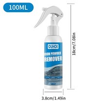 휠 타이어 광택제 아이언 파우더 리무버 30/100ML 휠 및 브레이크 디스크 보호 더스트 림 녹 클리너 자, 02 100ml 1pc