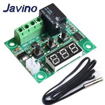 스마트 온도 제어 시스템 w1209 -50-100c dc 12v 디지털 조절기 조절기 조절기 스위치 플레이트 w1209 케이스