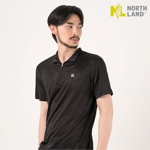 노스랜드 자카드 차이나 반집업 쿨 냉감 아이스 통기성 여름 기능성 남자 남성 반팔티셔츠