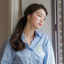 가발매니아 데이지 35cm리얼포니(제디원사) 포니테일가발 묶음머리, 내츄럴브라운