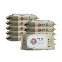 하늘선물 물티슈 50매 캡형 아기 유아 신생아 휴대용