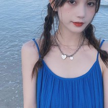 신혼여행 바캉스룩 전혜빈 롱 솔로지옥2 최서은 옷 원피스 트로피컬 김태리 홍은희 벌룬 한예슬 파란색
