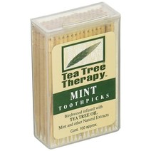 Tea Tree Therapy 민트 이쑤시개 100개 (1팩)