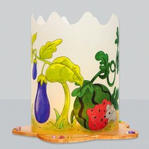 [필아트샵]초충도 수박과 들쥐 조명등(전등갓), 초충도(수박과 들쥐)