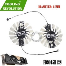 [해외] FD9015H12S DC12V 0.40AMP 그래픽 카드 팬 Palit GeForce RTX 2080 Ti Gaming Pro RTX 2080Ti DUAL, 2PCS SET