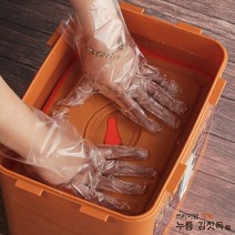 프리미엄 황토 누름독 김치통 - 누름 김칫독 냉장고통, 황토김칫독16Lx1개